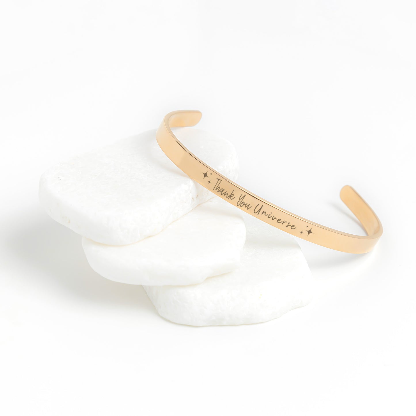 thank you universe rose gold bracelet