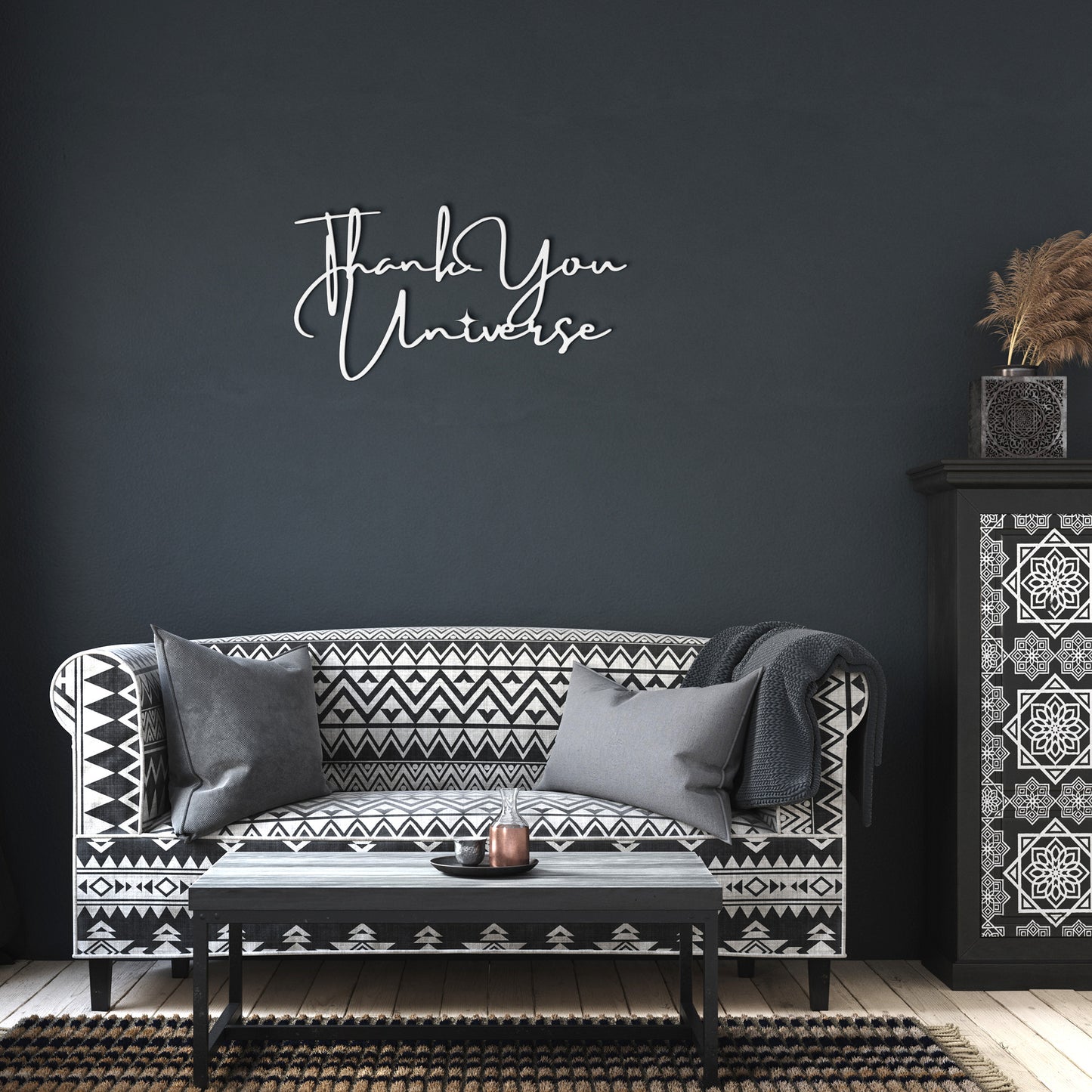 Thank You Universe Metal Wall Art