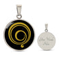 Gratitude Necklace | Gratitude Symbol Necklace | Engraved Necklace