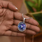 Aries Circle Pendant Necklace