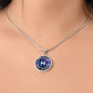 Pisces Circle Pendant Necklace