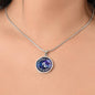 Capricorn Circle Pendant Necklace