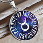 Taurus Circle Pendant Necklace