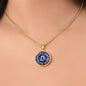 Libra Circle Pendant Necklace