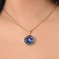 Capricorn Circle Pendant Necklace