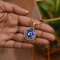 Leo Circle Pendant Necklace