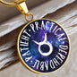 Taurus Circle Pendant Necklace