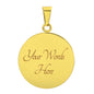 Gratitude Necklace | Gratitude Symbol Necklace | Engraved Necklace