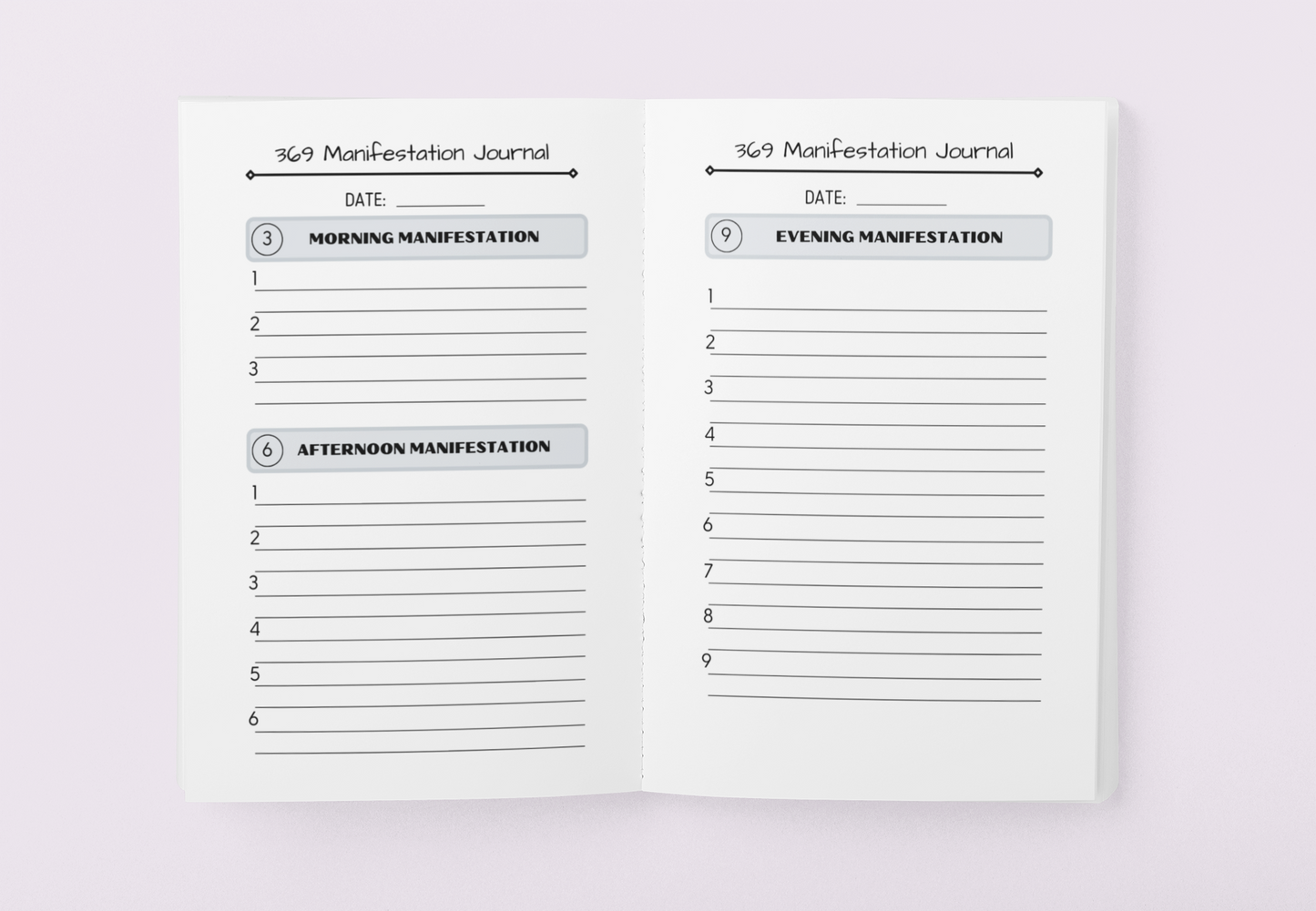 369 Manifestation Journal: Ask, Believe, Receive - Paperback