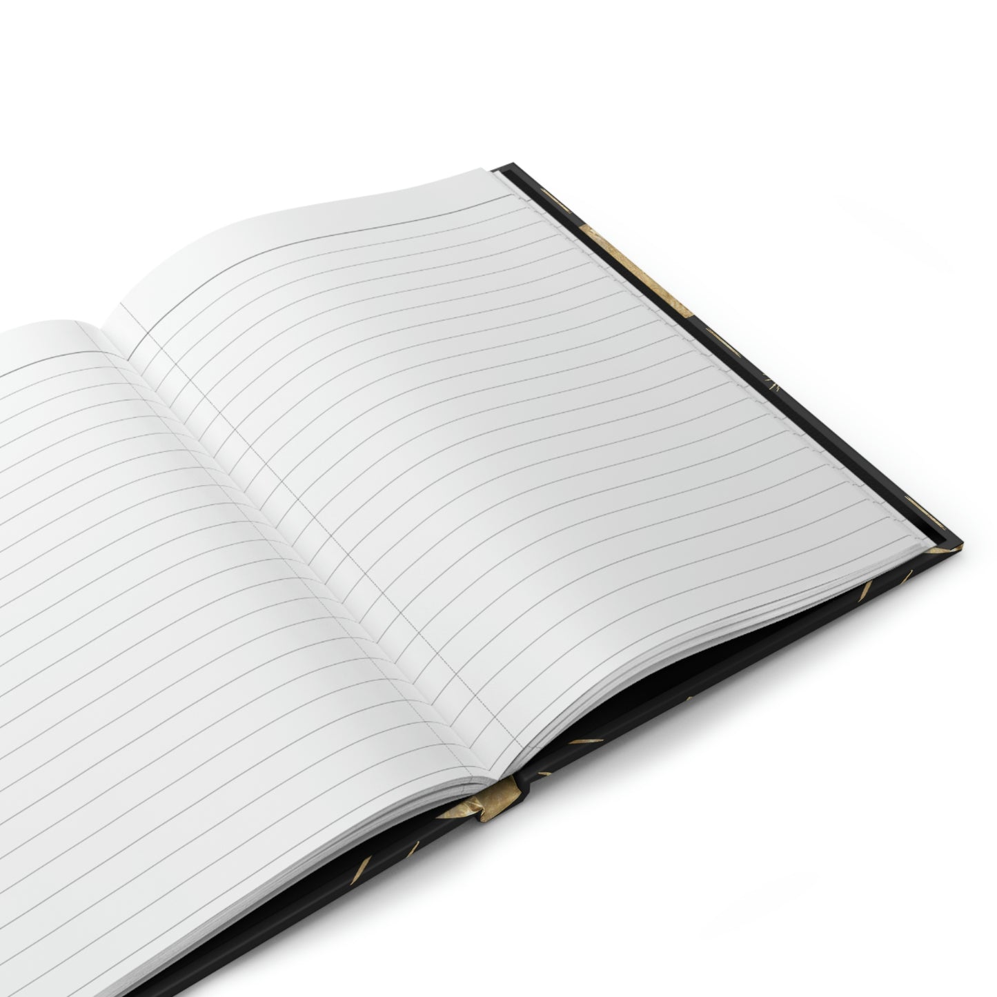 Sun Moon and Stars Journal - Hardcover - Black