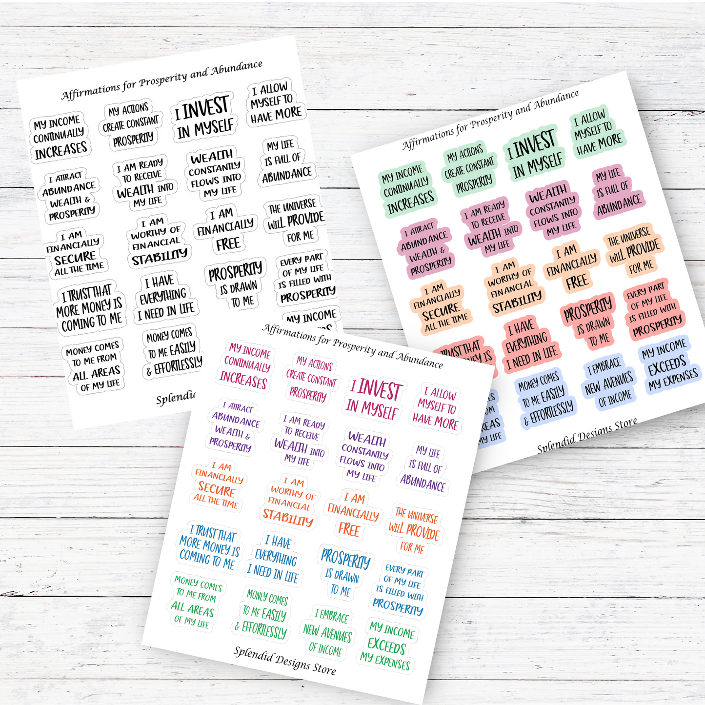 Positive Affirmations for Wealth and Abundance