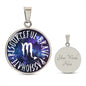 Scorpio Circle Pendant Necklace