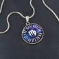 Virgo Circle Pendant Necklace