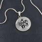 Dream Big Circle Pendant Necklace