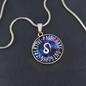 Leo Circle Pendant Necklace