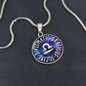 Libra Circle Pendant Necklace