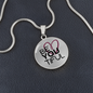 BeYouTiful Circle Pendant Necklace - silver