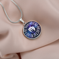 Virgo Circle Pendant Necklace
