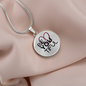 BeYouTiful Circle Pendant Necklace - silver
