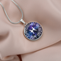 Pisces Circle Pendant Necklace