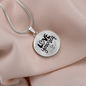 Love Yourself Circle Pendant Necklace