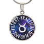 Taurus Circle Pendant Necklace