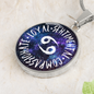 Cancer Circle Pendant Necklace