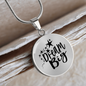 Dream Big Circle Pendant Necklace