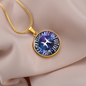 Pisces Circle Pendant Necklace