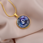 Leo Circle Pendant Necklace