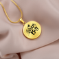 Dream Big Circle Pendant Necklace