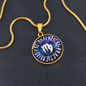 Virgo Circle Pendant Necklace