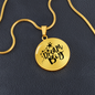 Dream Big Circle Pendant Necklace