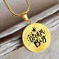 Dream Big Circle Pendant Necklace