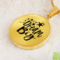 Dream Big Circle Pendant Necklace