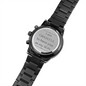 Black Chronograph Watch Engraved with I Am Grateful to Have You As My Son