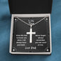 Cross Necklace for Son from Dad