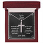 Cross Necklace for Son from Dad