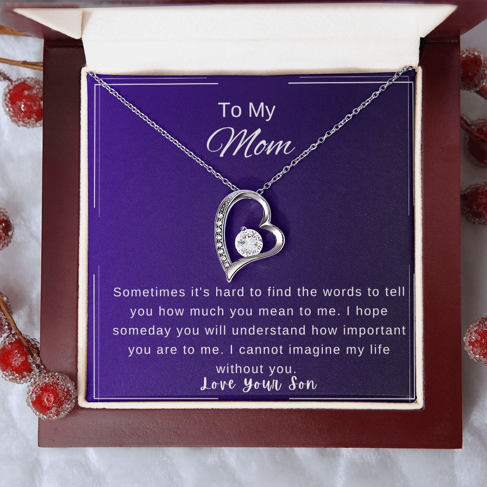 Mother's Day Necklace from Son
