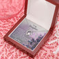 To My Daughter Love Mom, Forever Necklace