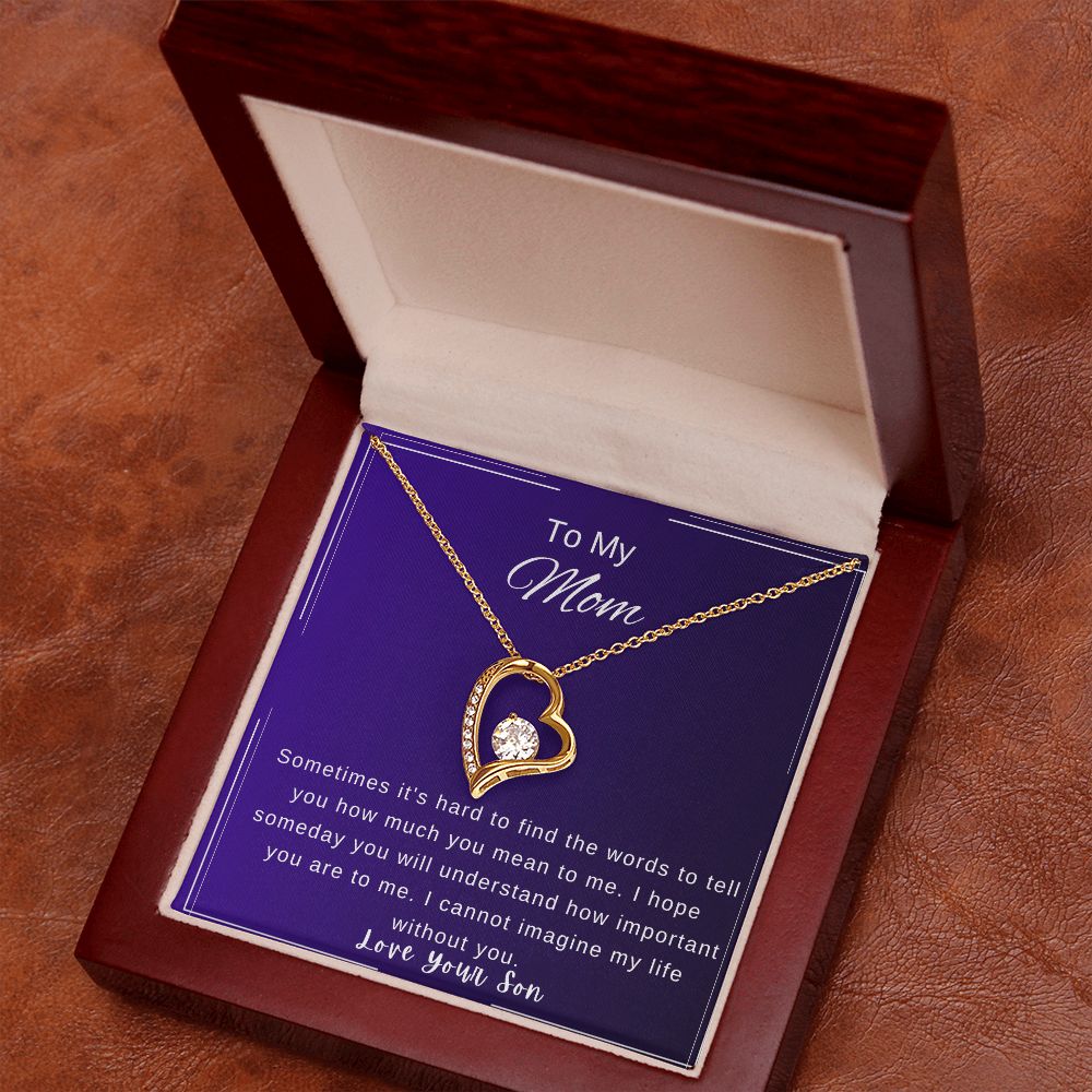 Mother's Day Necklace from Son