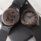 Wooden Watch Engraved With Dream Big