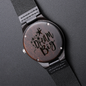 Wooden Watch Engraved With Dream Big