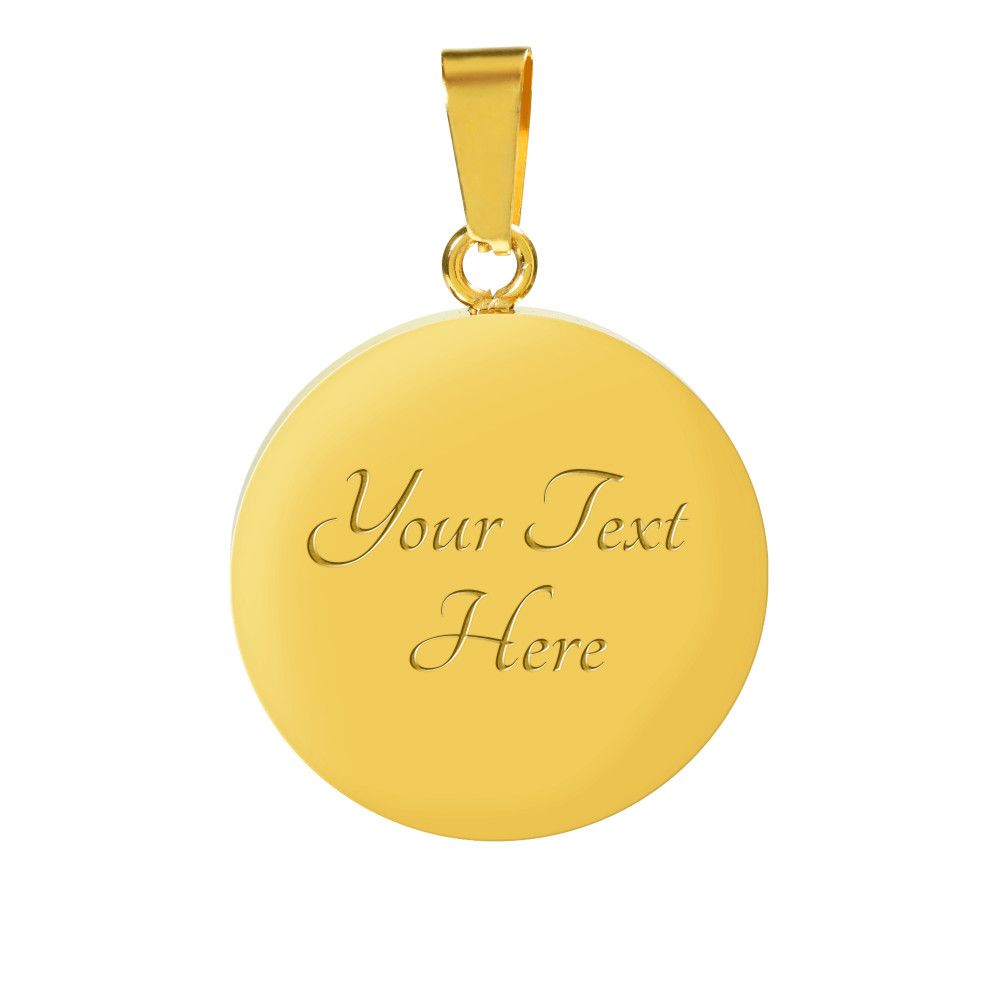 Aries Circle Pendant Bracelet