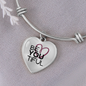 BeYouTiful Heart Pendant Bracelet - silver