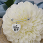 Dream Big Heart Pendant Bangle Bracelet