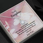 To My Daughter Love Mom, Eternal Hope Necklace