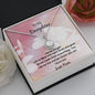 To My Daughter Love Mom, Eternal Hope Necklace