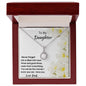 To My Daughter Love Dad, Eternal Hope Necklace