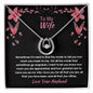 To My Wife Pendant Necklace Gift